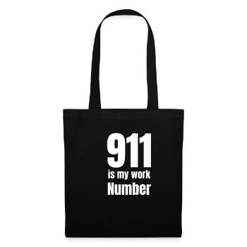 Is my work number Dispatcher First - Tote Bag - black - Front