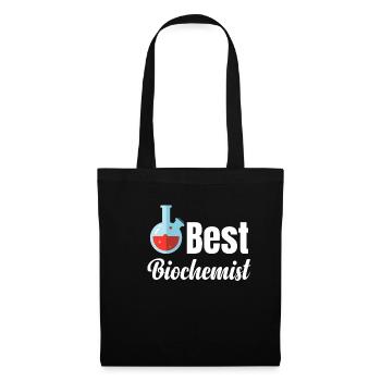 Beste Biochemie Lustiger Wissenschaftler - Stoffbeutel - Schwarz - Vorne