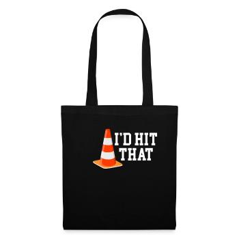 A I'd Hit That Funny Autocross Mechanic Drifting - Tote Bag - black - Front