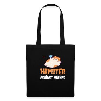 Hamsters vs Haters Mangeurs de rongeurs mignons - Sac en tissu - noir - Devant