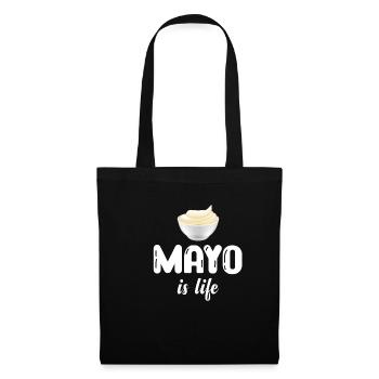 Mayo Is Life Funny Mayonnaise Sweet Relish - Sac en tissu - noir - Devant