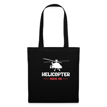 Mode hélicoptère dans les hangars à partir de - Sac en tissu - noir - Devant