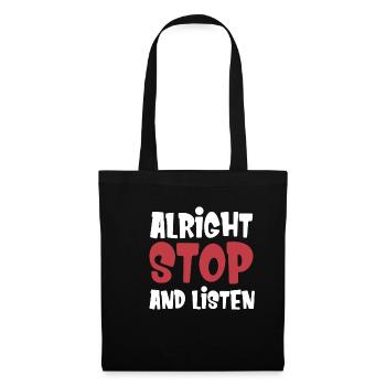 T Shirt for Bewä Okay, Stop Regulating - Tote Bag - black - Front