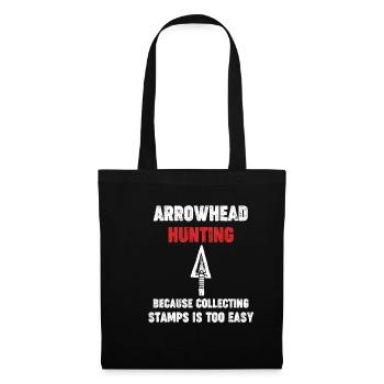 Arrowhead hunting, because collecting arrowheads - Tote Bag - black - Front