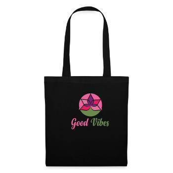 Guérison des chakras Hypnose bouddhiste - Sac en tissu - noir - Devant