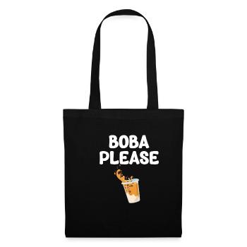 Boba Please Tea Lover Bubble Japan K-pop - Tote Bag - black - Front