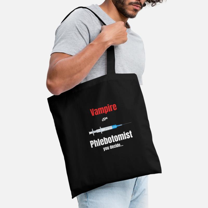 Vampir Oder Phlebotomiker Sie Entscheiden Hämatom Stoffbeutel