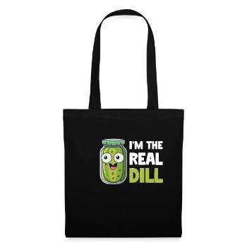 I’m The Real Dill Pickle Légumes en conserve fermentés - Sac en tissu - noir - Devant