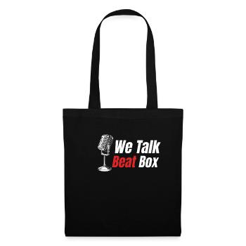 We Talk Beatbox Beatboxing Drummer Hiphop - Tote Bag - black - Front