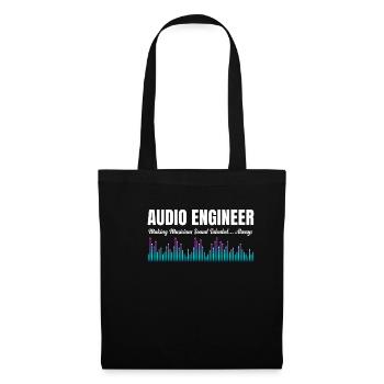 Audio-ingenieur, Der Musiker Seit Jeher - Stoffbeutel - Schwarz - Vorne