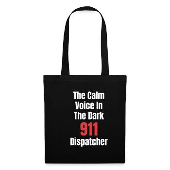 The calm voice in the dark Dispatchers - Tote Bag - black - Front