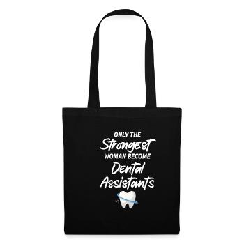 Only the strongest women will - Tote Bag - black - Front