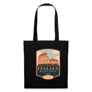 Marathon d’Italie - 2025 - Italie - Sac en tissu - noir - Devant