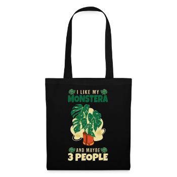 Monstera - Tote Bag - black - Front