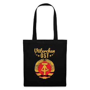 Väterchen Ost DDR Ossi Geschenkidee - Stoffbeutel - Schwarz - Vorne