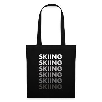 Ski sportif - Sac en tissu - noir - Devant