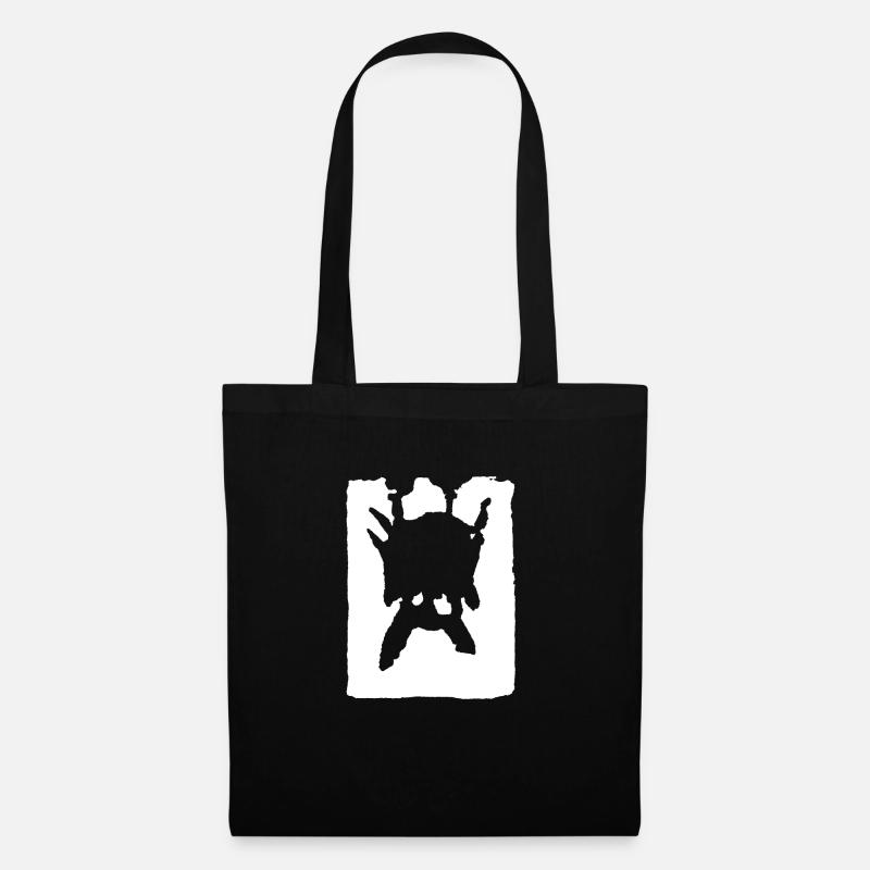 Small bat - Tote Bag - black
