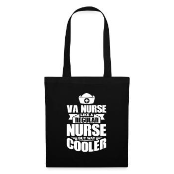 VA Nurse like a regular Nurse but way cooler - Stoffbeutel - Schwarz - Vorne