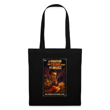 VHS nanar policier - Le parfum... - Sac en tissu - noir - Devant