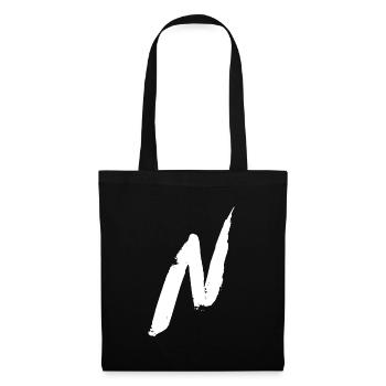 Trendy Cool Stylish N Letter - Tote Bag - black - Front