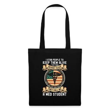 Student Computer Science - Tote Bag - black - Front