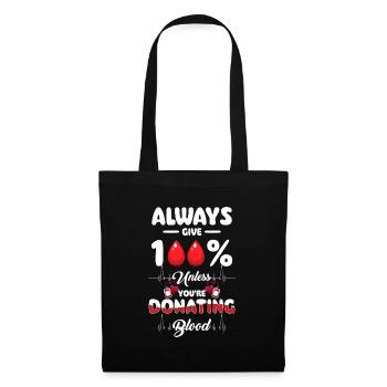 Blood Donation Help Needle - Tote Bag - black - Front