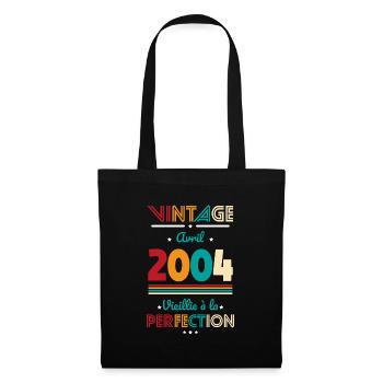 20th Anniversary - Vintage - April 2004 - Tote Bag - black - Front