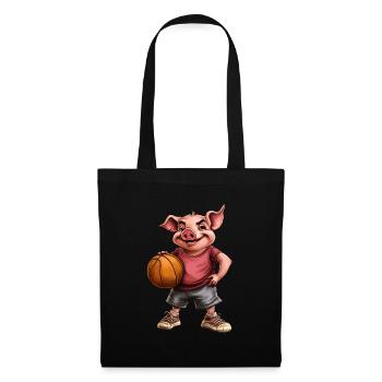 Basketball Pigs - Tote Bag - black - Front