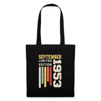 September 1953 Birthday Gift September 1953 - Tote Bag - black - Front