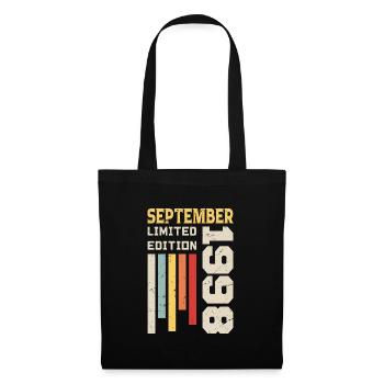 September 1998 Birthday Gift September 1998 - Tote Bag - black - Front