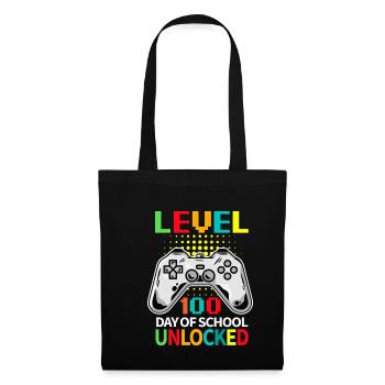 100 jours d’école débloqué Étudiant de jeux vidéo - Sac en tissu - noir - Devant