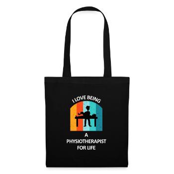 Physiotherapist Humorous Gift Saying Funny - Tote Bag - black - Front
