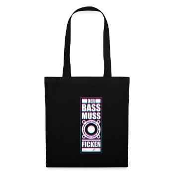 Techno ACID Psytrance The Bass Fucks - Tote Bag - black - Front