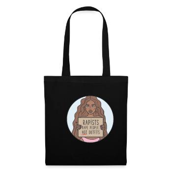 T-shirt Mouvement de féministes féministes - Sac en tissu - noir - Devant