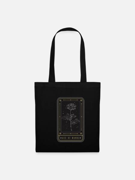 Ace Of Wands - Stoffbeutel - Schwarz