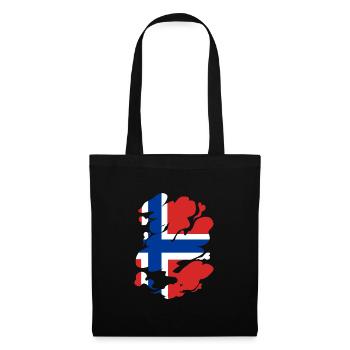 Norway Flag Scandinavia Norwegian Flag - Tote Bag - black - Front