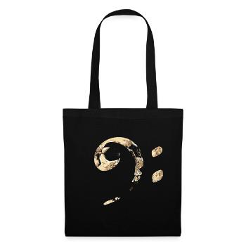 Bass key skull music musician guitarist - Tote Bag - black - Front