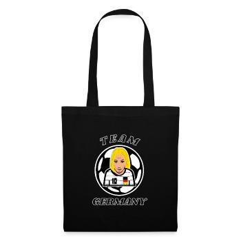 Football féminin - Équipe d’Allemagne / Équipe nationale - Sac en tissu - noir - Devant