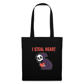 I steal heart loving husband poison - Tote Bag - black - Front