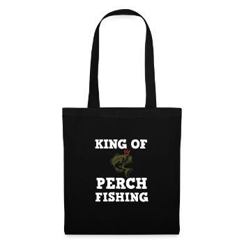 Roi de la pêche à la pere - Sac en tissu - noir - Devant