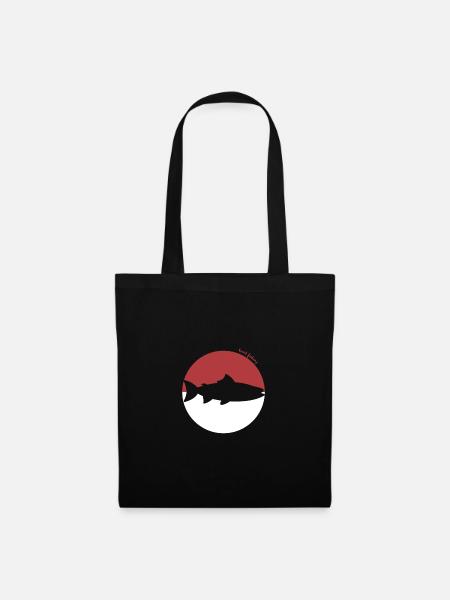 Trout Fishing - Trout Fishing Circle - Tote Bag - black