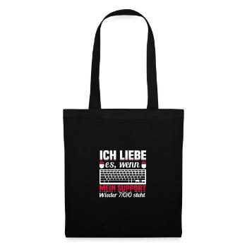Gaming Headset Gaming PC Gaming Keyboard Gamer - Tote Bag - black - Front