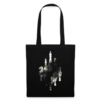 CHESS GAME CHESSBOARD CHESS - Tote Bag - black - Front