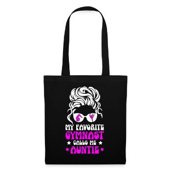 Ma gymnaste préférée m’appelle Tante Gymnastique - Sac en tissu - noir - Devant