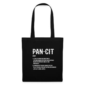 Pancit. Poison pour les gourmands - Sac en tissu - noir - Devant
