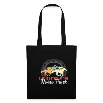 The Horse Track Stallknecht Gift - Tote Bag - black - Front