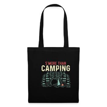 S’more comme camping randonneur ou camping-car Geschen - Sac en tissu - noir - Devant
