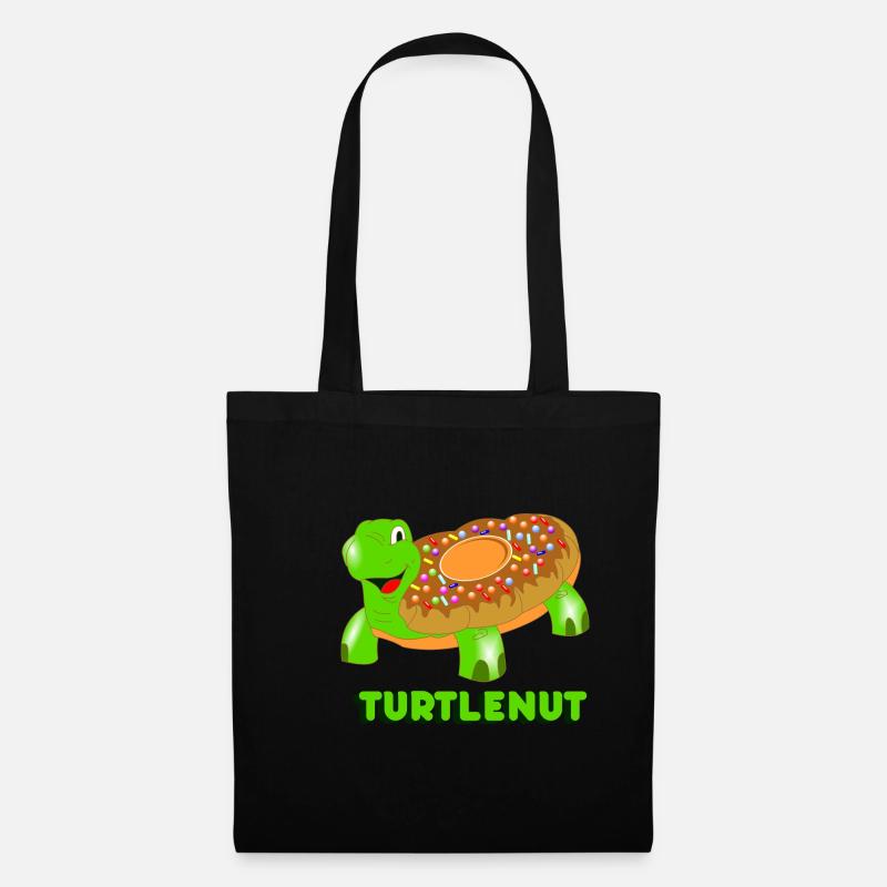 Turtlenut donut skildpadde Sød sukkerglasur - Mulepose - sort