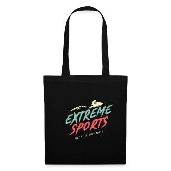 Sports extrêmes Adrénaline Addictive Cadeau - Sac en tissu - noir - Devant