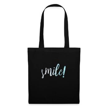 Smile! Motivation Goals Positivity - Tote Bag - black - Front
